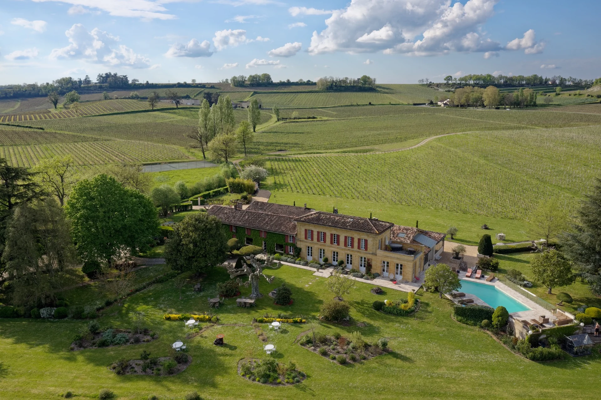 Le château dans les vignes