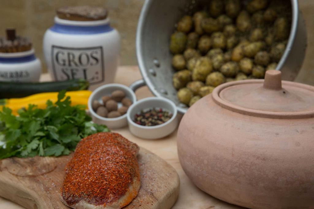Une préparation de la cuisine du Palanquey