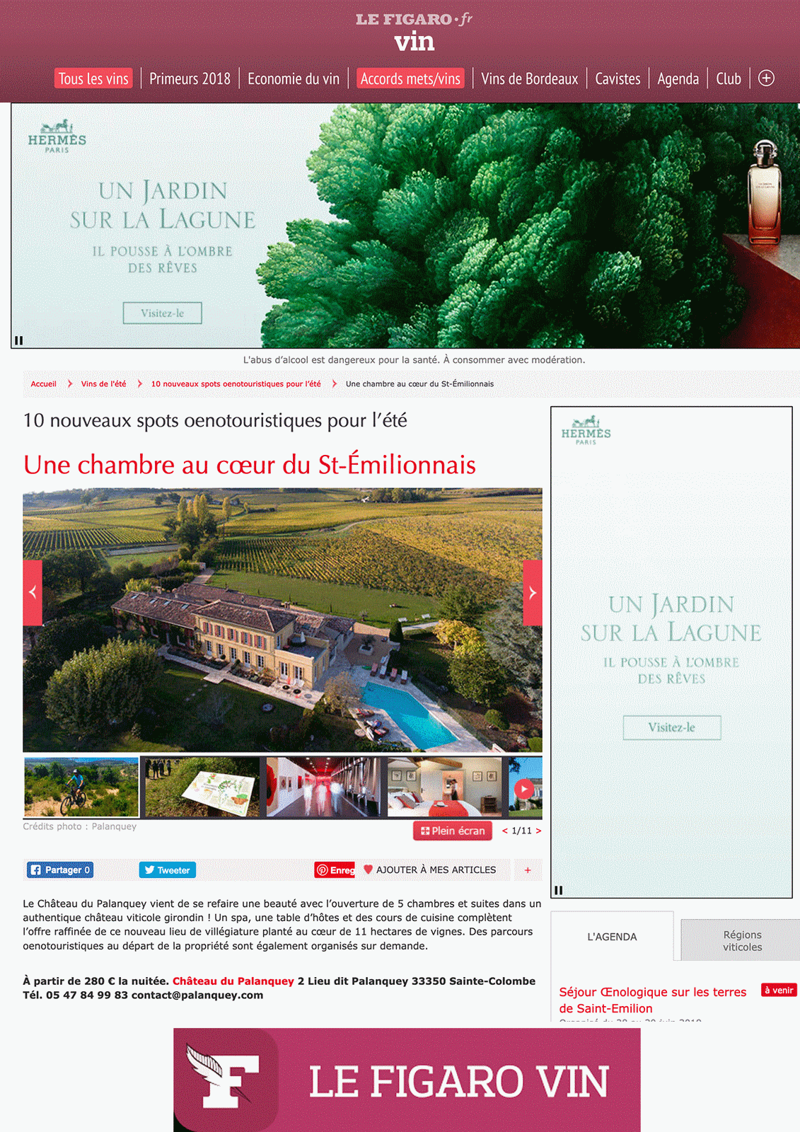 Article — Le Figaro Vin