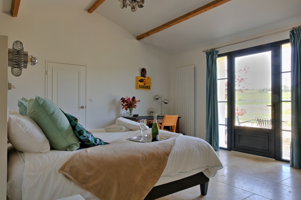 Die Vignoble-Suite mit Zugang zur Terrasse